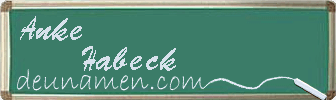 Anke Habeck Visitenkarte